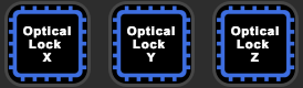 Optical Lock X, Y, and Z buttons