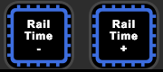 Rail Time minus and plus buttons